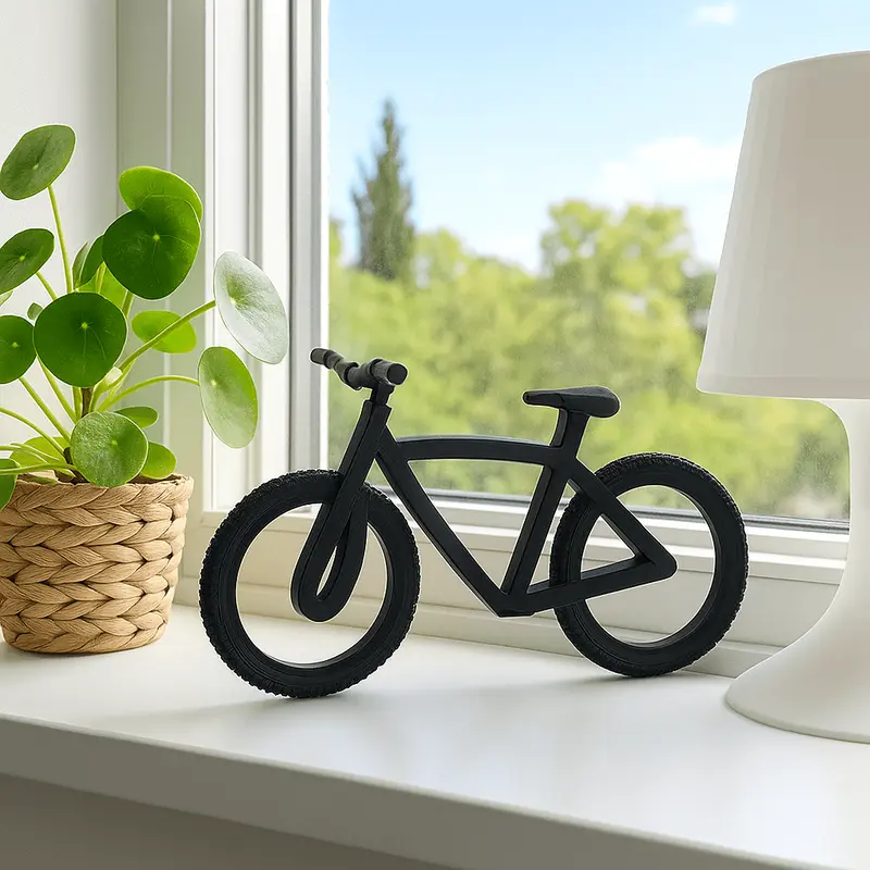 Decoratief Mountainbike met standaard