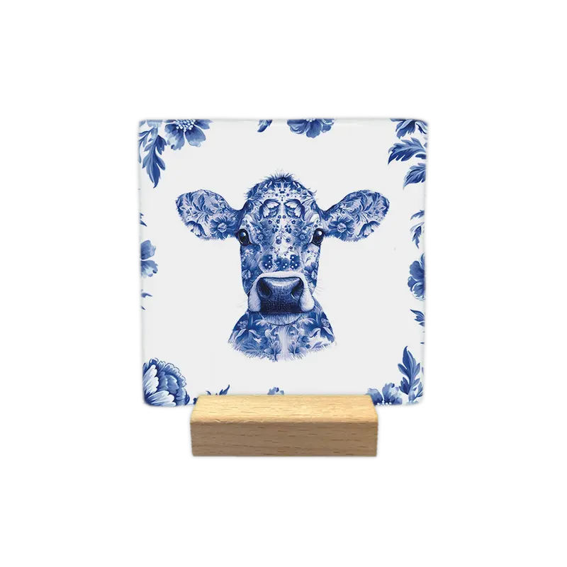 Delfts blauwe koe