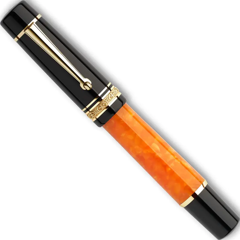 Delta DV Original mid size gold fountain pen