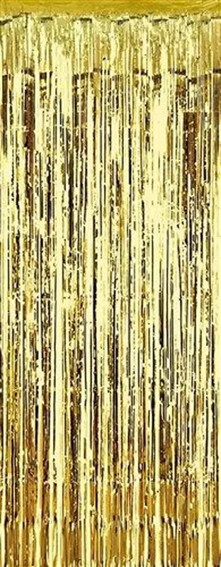 Deurgordijn folie goud (100x250cm)