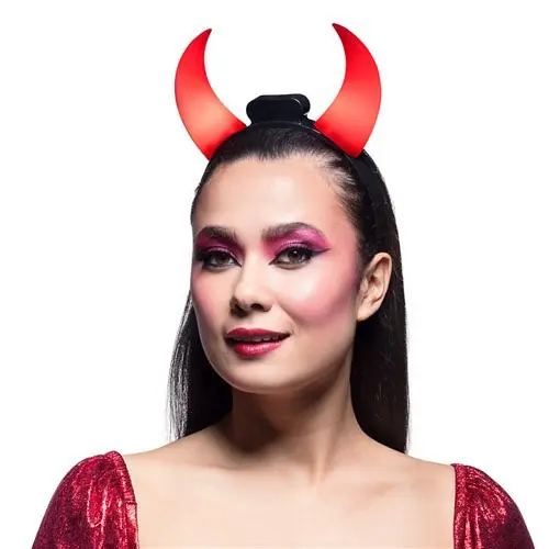 Diadeem duivel LED