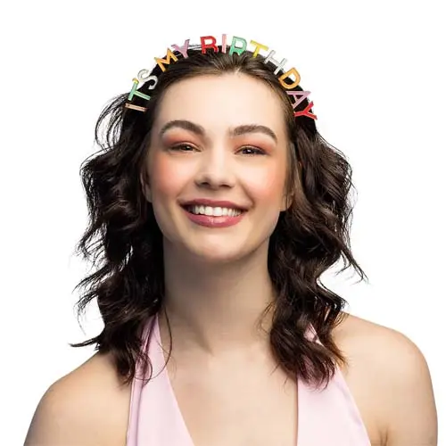 Diadeem It's my birthday metaal