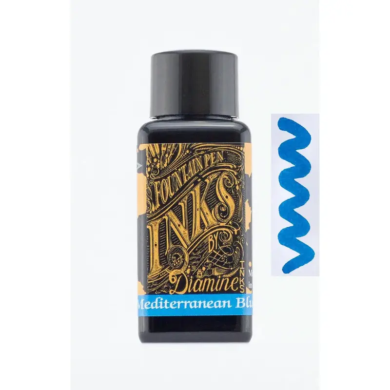 Diamine Mediterranean Blue ink 30ml