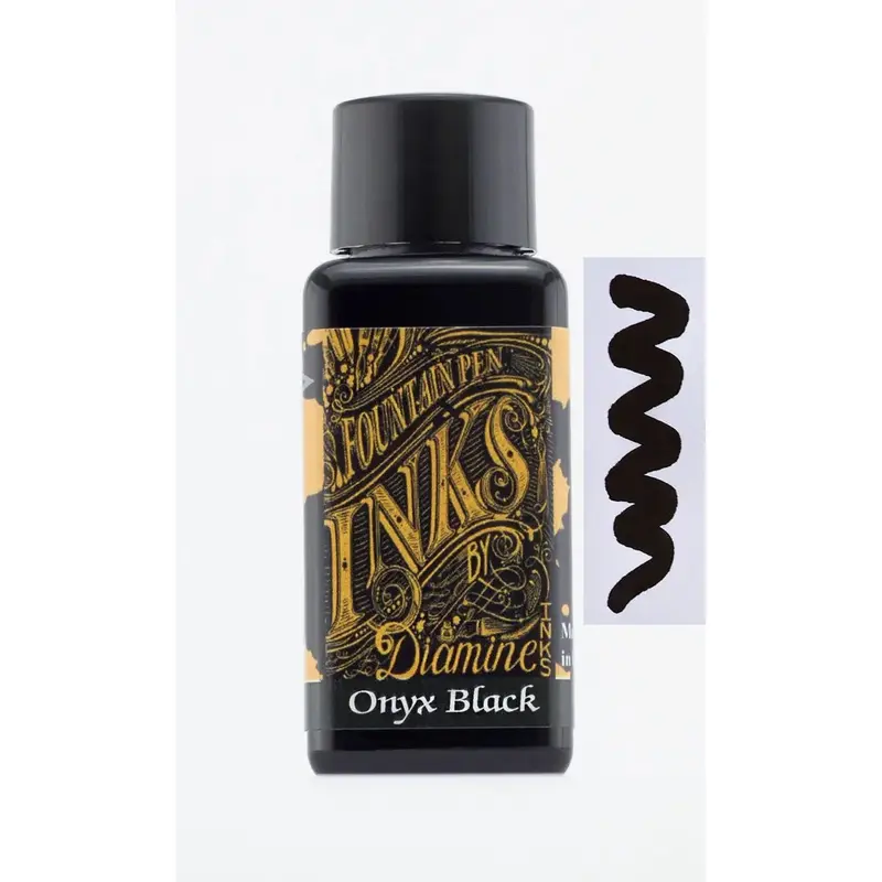 Diamine Onyx Black ink 30ml