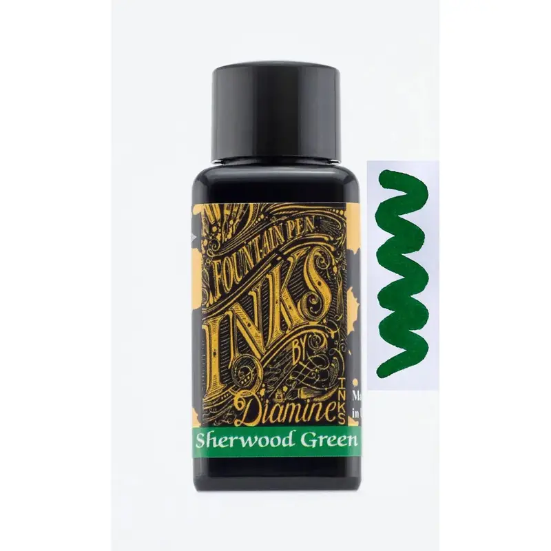 Diamine Sherwood Green ink 30ml