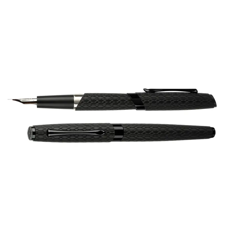 Diplomat Cobra Black Guilloche Vulpen