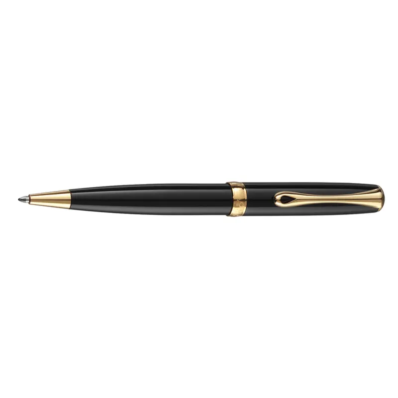 Diplomat Excellence A2 Zwart laqué GT balpen