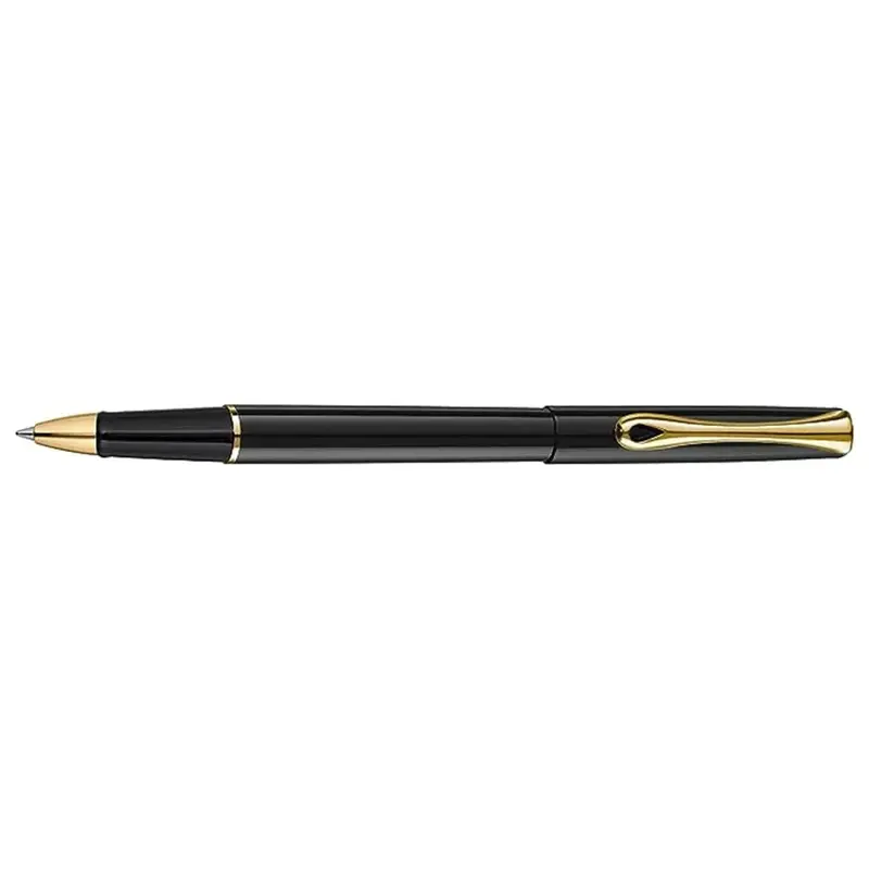 Diplomat Traveller Black Lacquer Goud roller