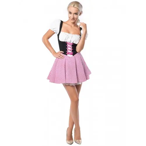 Dirndl Eva roze/bruin mt.40/L
