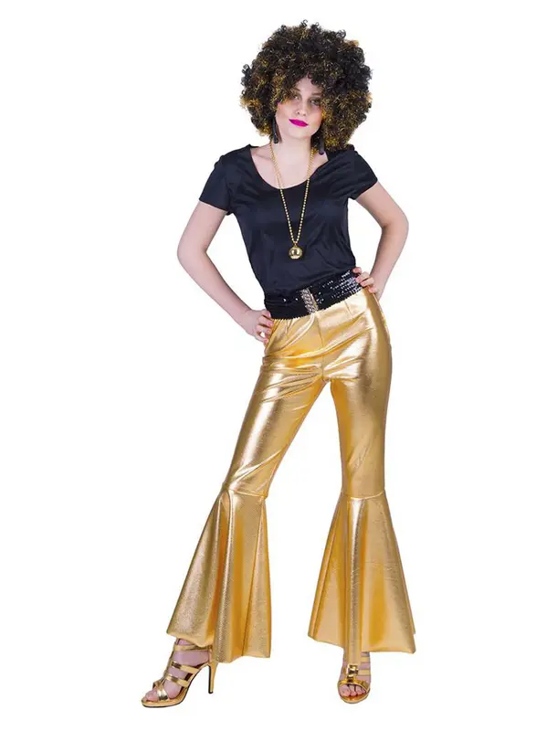 Disco fever broek goud mt. 40/42