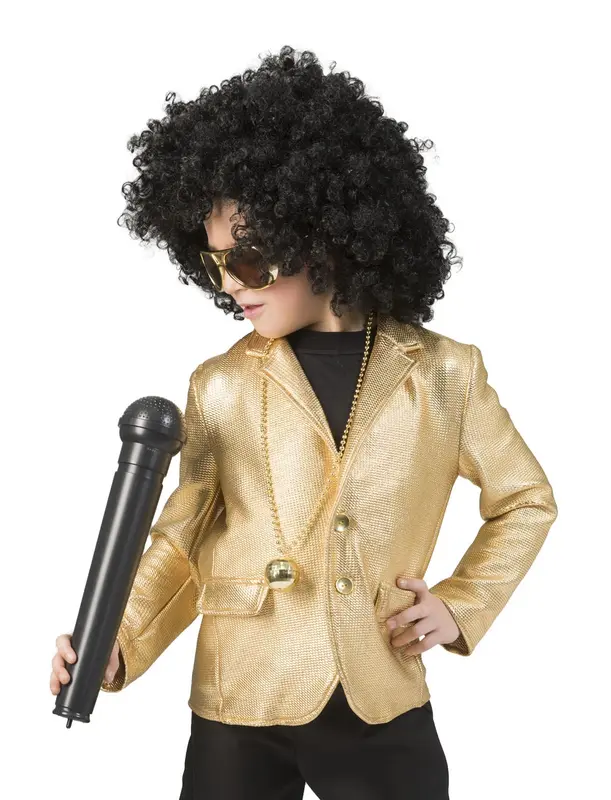 Disco fever jas goud mt. 140