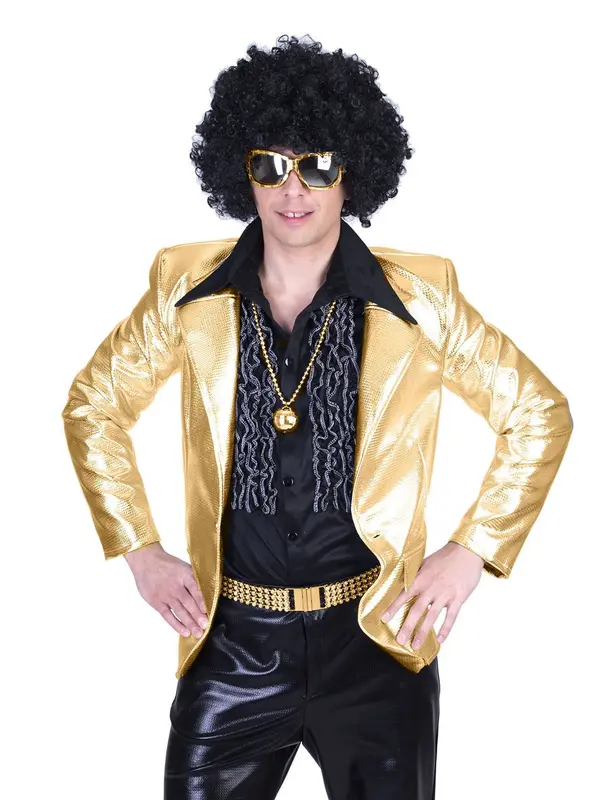 Disco fever jas goud mt. 52-54