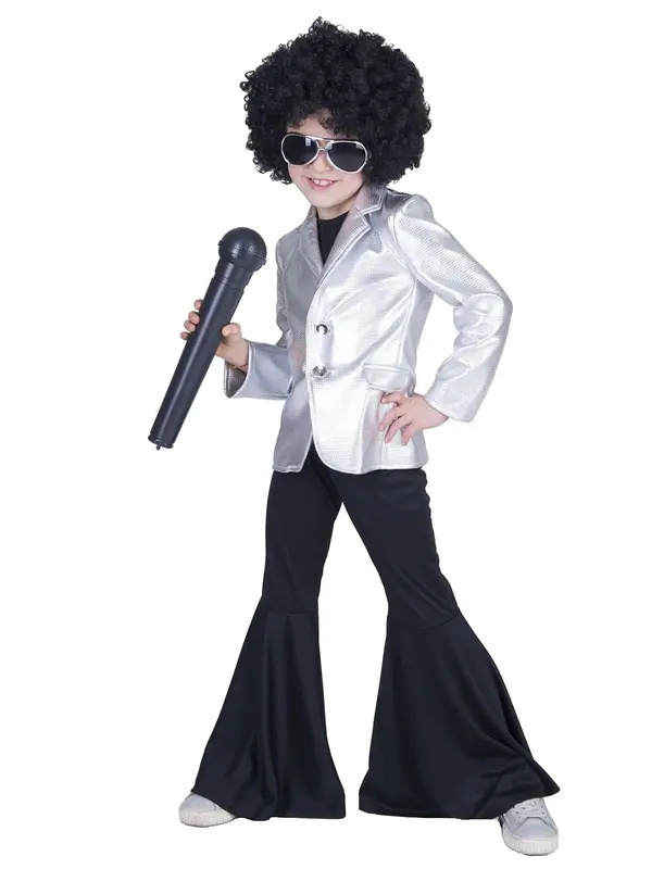 Disco fever jas zilver mt. 164