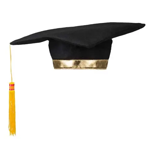 Doctoraalmuts gouden rand