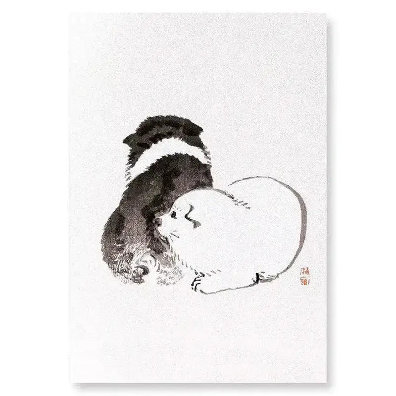 Dog Puppies A4 Print
