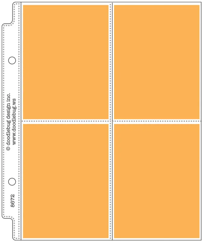 Doodlebug Design - Album Protectors 3x4"