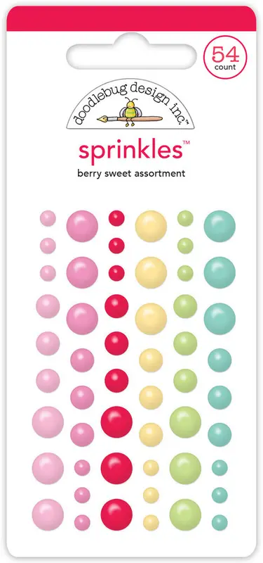 Doodlebug Design - Berry Sweet Assortment Sprinkles