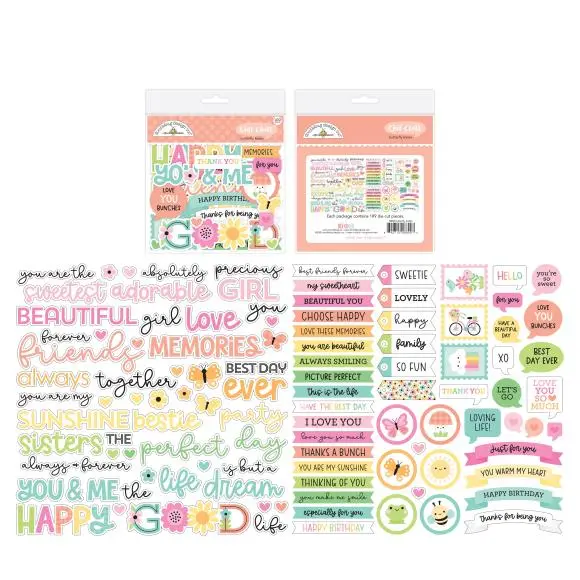Doodlebug Design - Butterfly Kisses Chit Chat