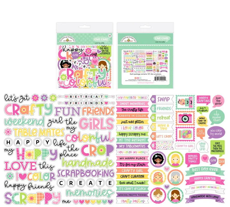 Doodlebug Design - Color Me Crafty Chit Chat