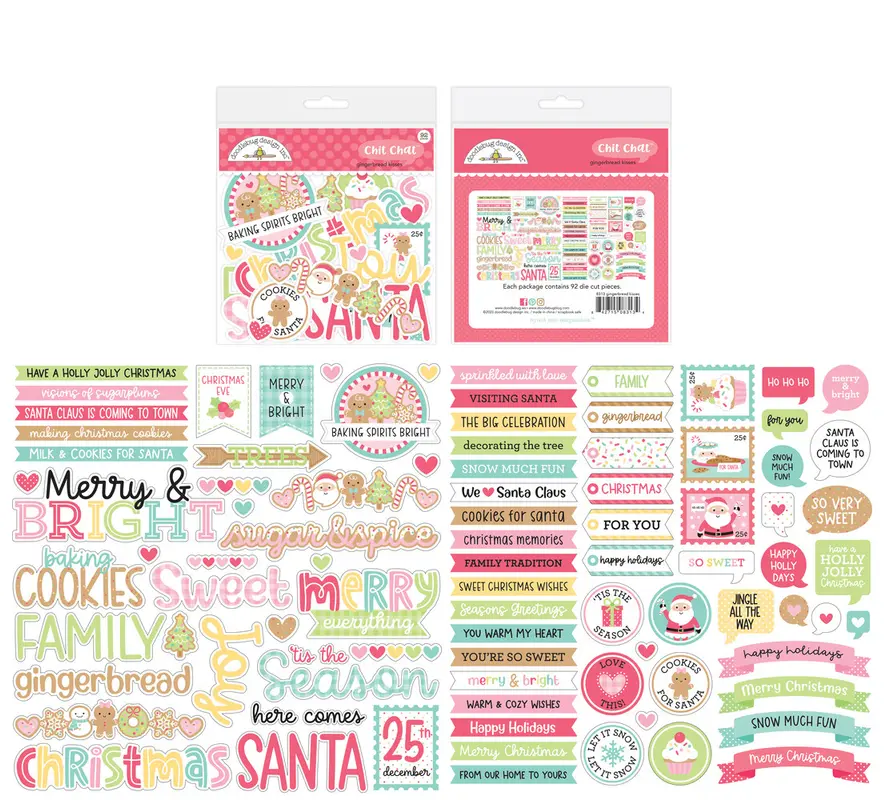 Doodlebug Design - Gingerbread Kisses Chit Chat