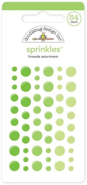 Doodlebug Design - Limeade Sprinkles (54pcs)
