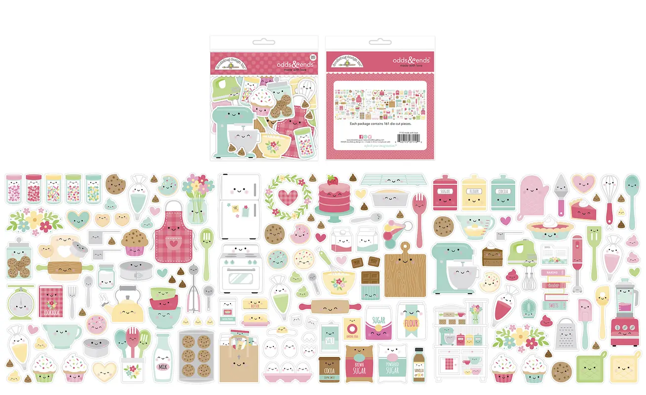 Doodlebug Design - Made With Love Odds & Ends