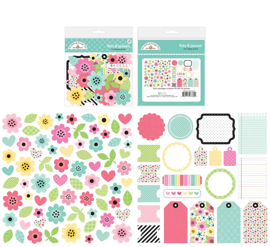 Doodlebug Design - My Happy Place Bits & Pieces