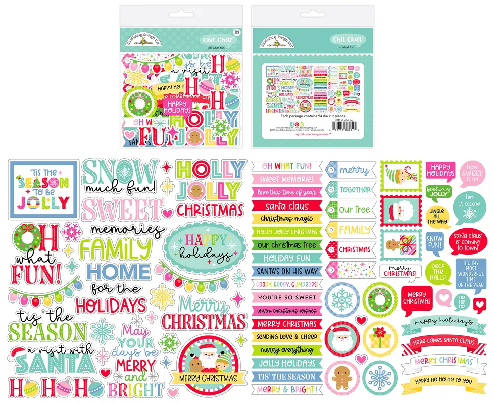 Doodlebug Design - Oh What Fun Chit Chat