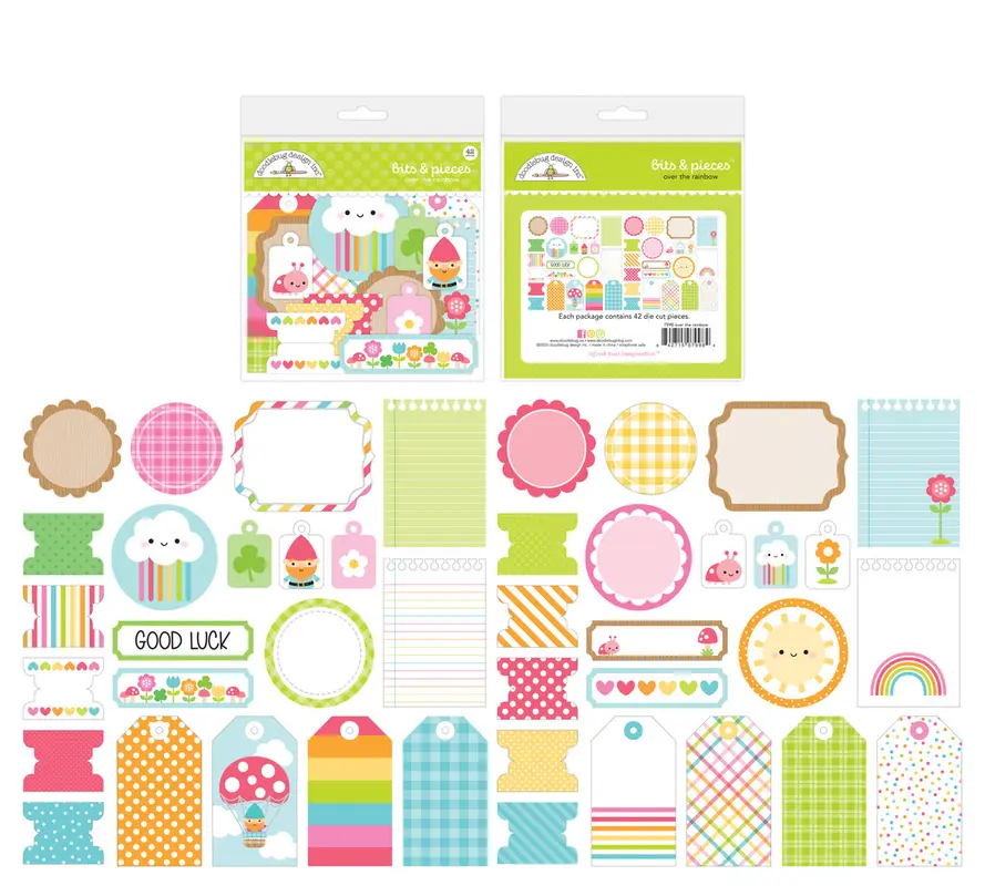 Doodlebug Design - Over The Rainbow Bits & Pieces