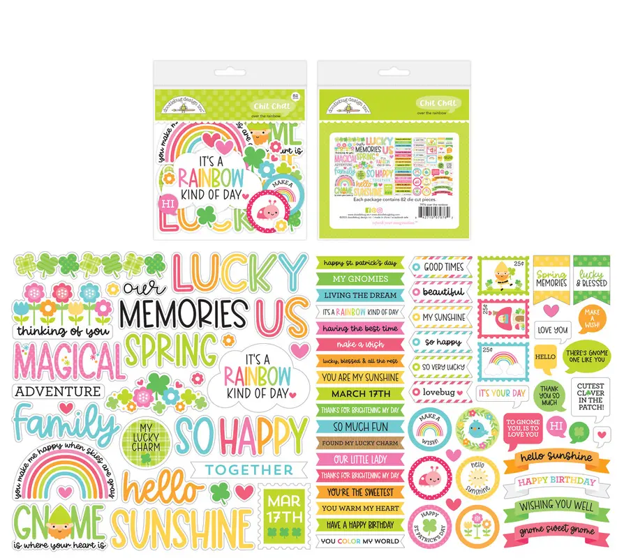 Doodlebug Design - Over The Rainbow Chit Chat