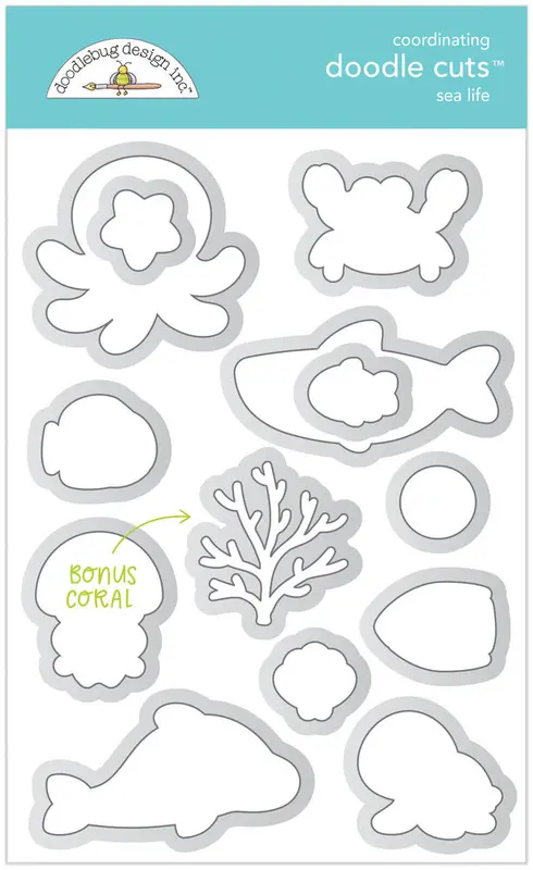 Doodlebug Design - Sea Life Doodle Cuts