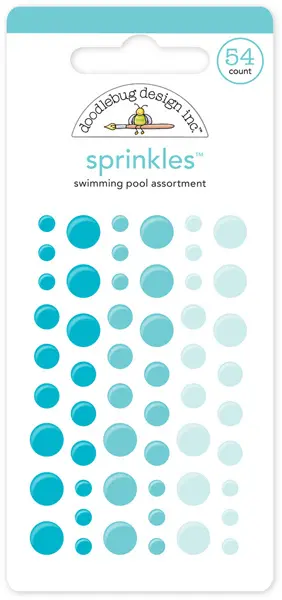Doodlebug Design - Swimming Pool Sprinkles (54pcs)