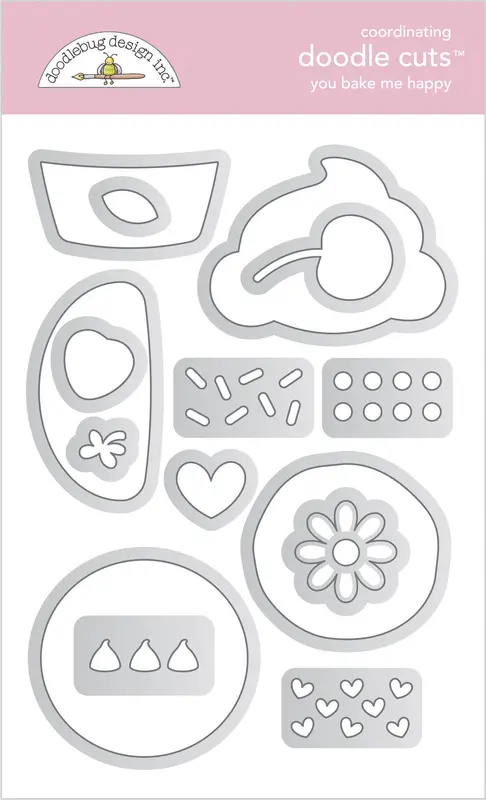 Doodlebug Design - You Bake Me Happy Doodle Cuts