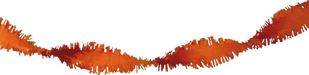 Draaiguirlande Oranje 24mtr
