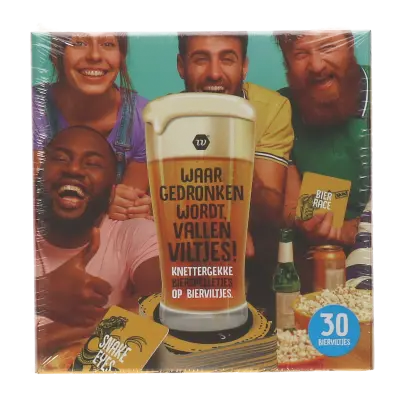Drankspel waar gedronken wordt vallen viltjes