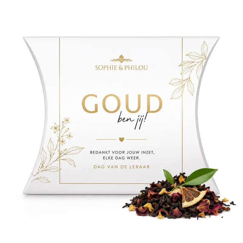 Dream Tea Dag van de Leraar, leidster en zorg Cadeau | Jij bent GOUD, bedankt!
