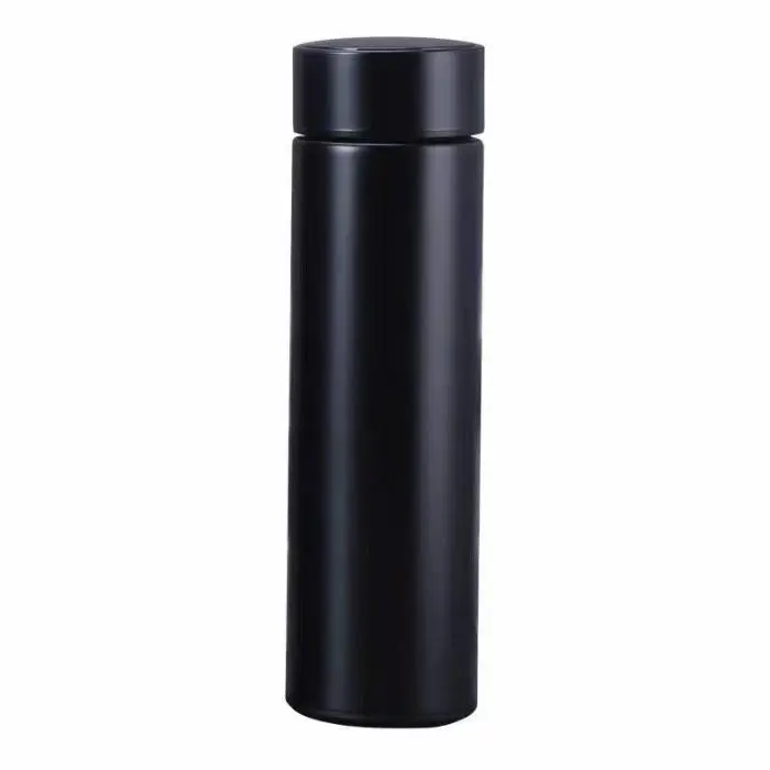 Drinkfles thermosfles zwart 380 ml