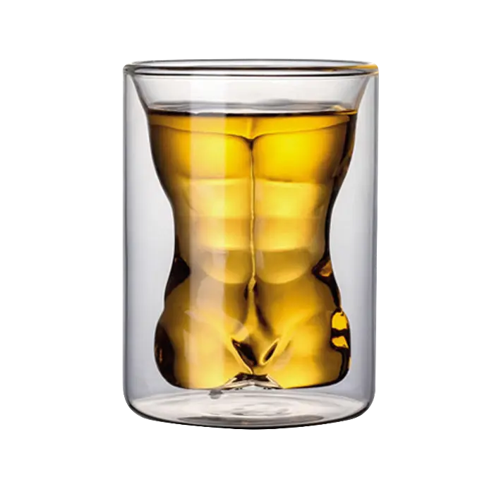 Dubbelwandig glas Man (150ml)