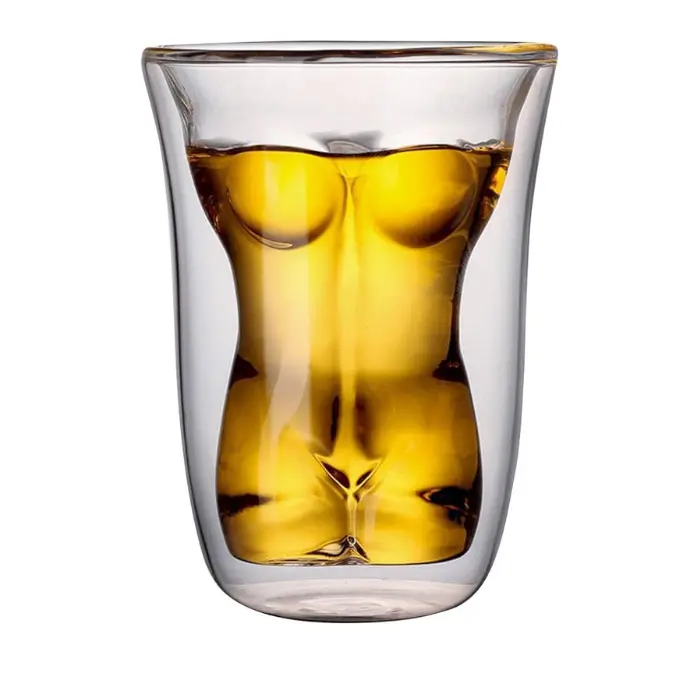 Dubbelwandig glas Vrouw (150ml)