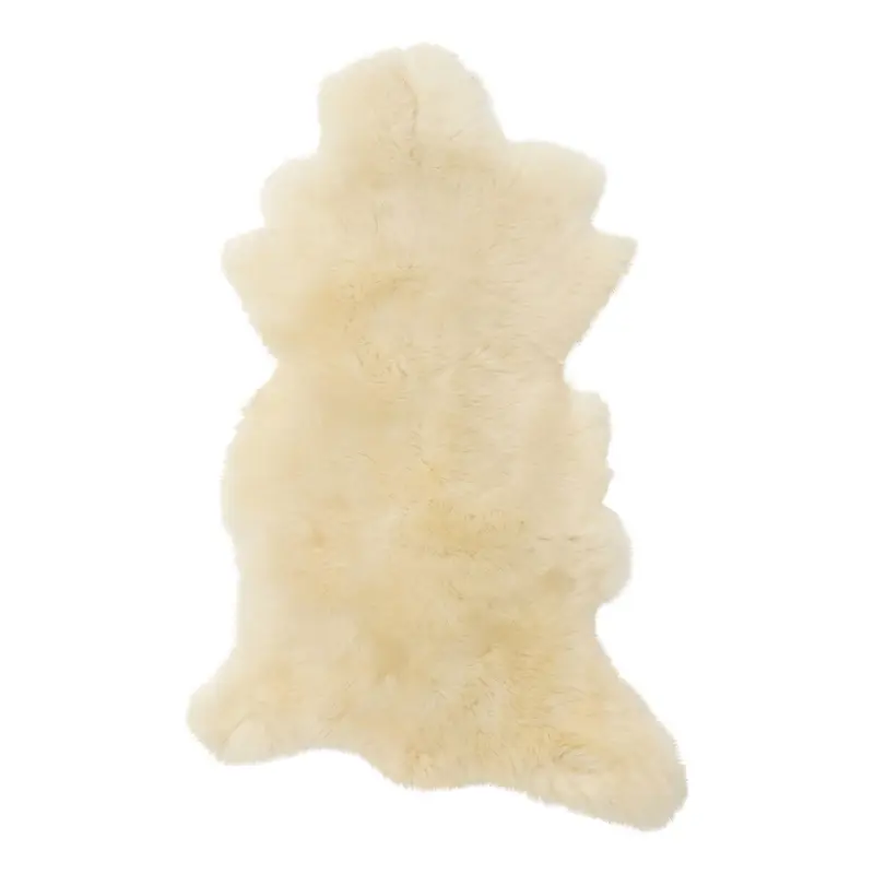 Dyreskinn Schapenvacht Naturel wit 80 x 55 cm