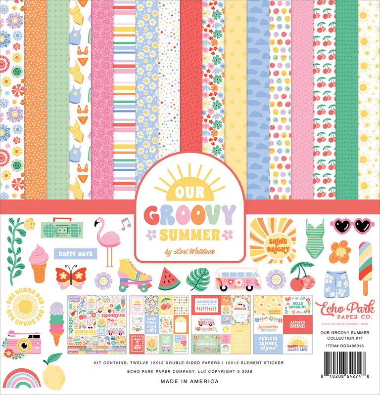Echo Park - Our Groovy Summer Collection Kit 12x12"