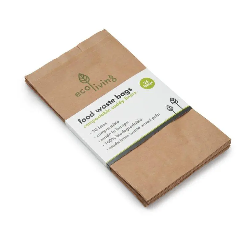 Ecoliving | Containerzakken | etensresten | papieren zakken | 10 liter