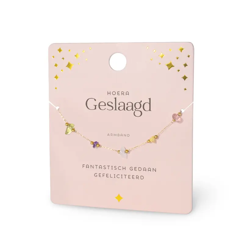 Edelsteen - Armband - Geslaagd
