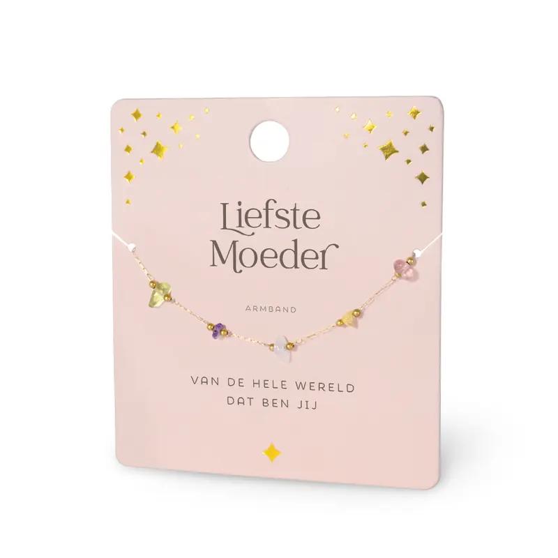 Edelsteen - Armband - Moeder