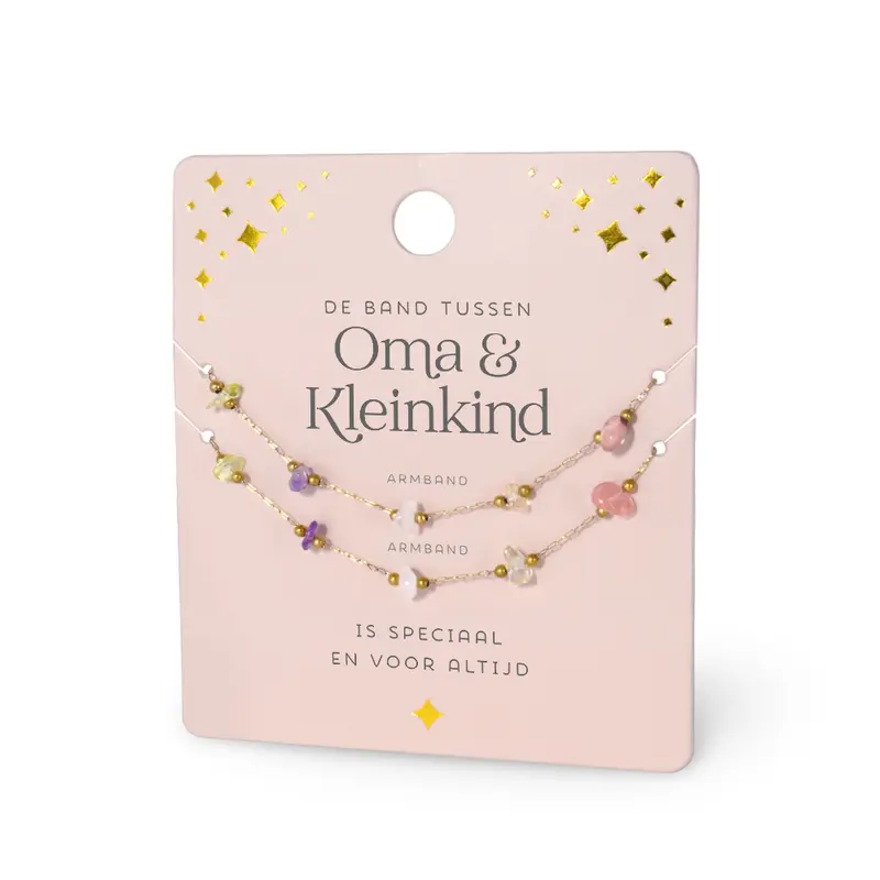 Edelsteen - Armband - Oma & Kleinkind (set)
