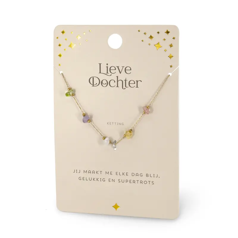 Edelsteen - Ketting - Liefste Dochter