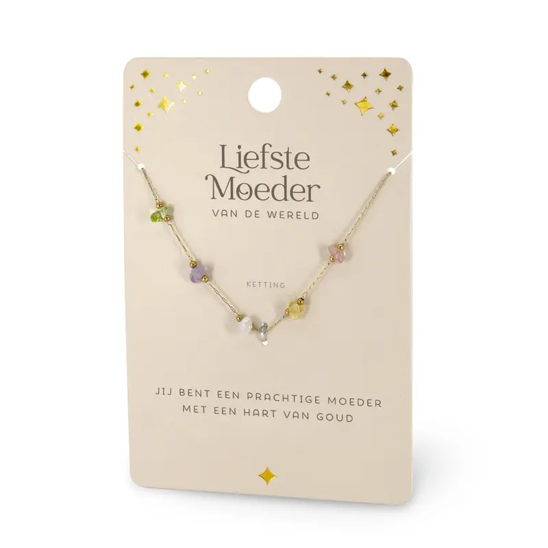 Edelsteen - Ketting - Moeder