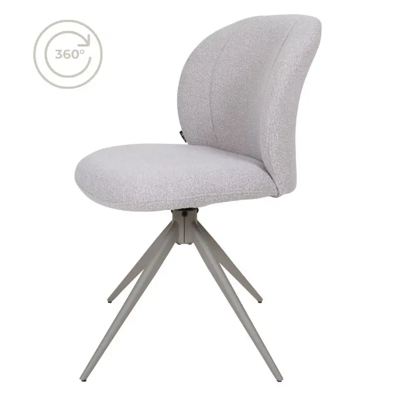 Eetkamerstoel Cosmo – Bouclé – Naturel