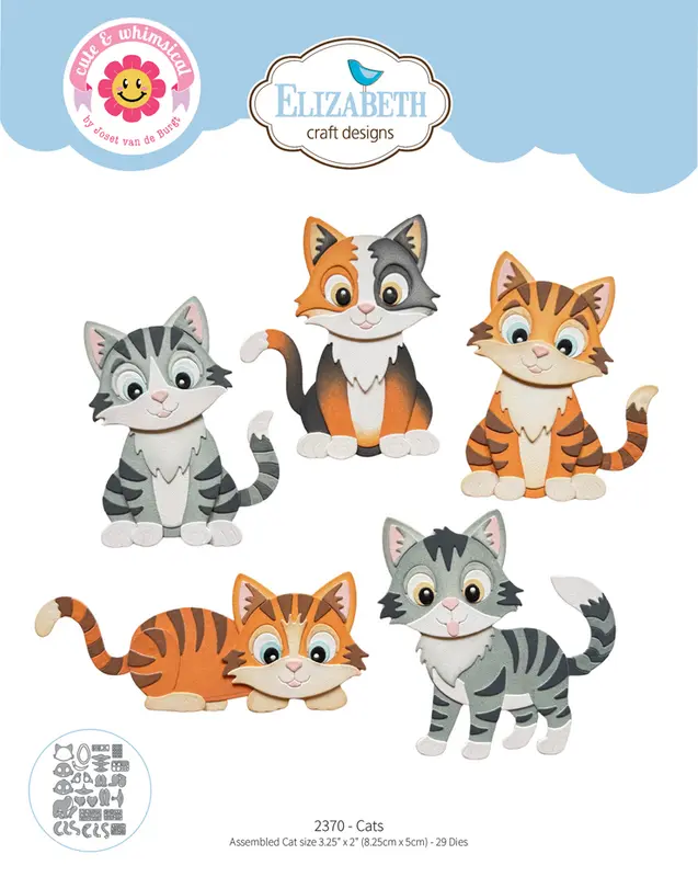 Elizabeth Craft Designs - Meet the Cats Die Cats