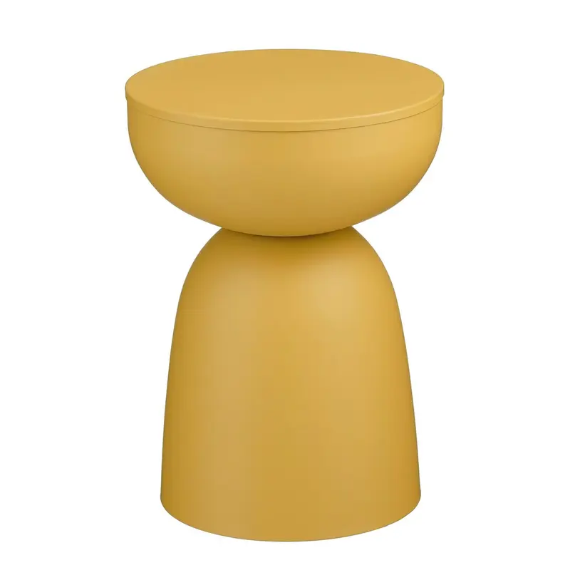 Elliot Bijzettafel Ø32 cm Okergeel